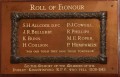 Roll of Honour War Memorial