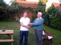 Len presents the Player's Player award to Sam Jenner